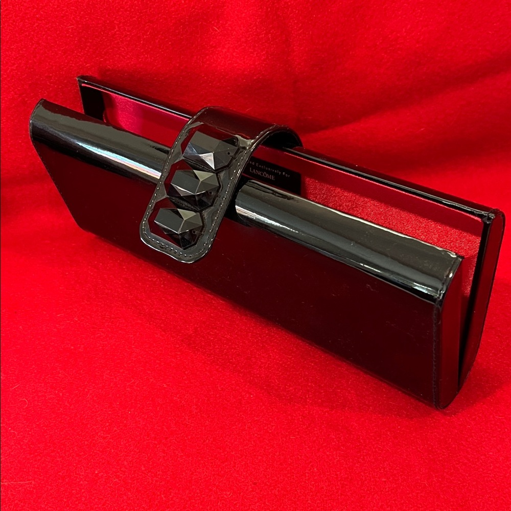 Lancôme Black Patent Leather Clutch